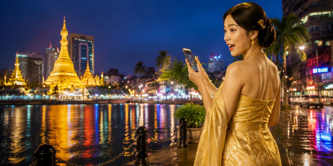 ရန်ကုန် စူပေါ်ဘုရားနားက ကာစီနိုအက်ပ် အသုံးပြုသူများ ညပိုင်း